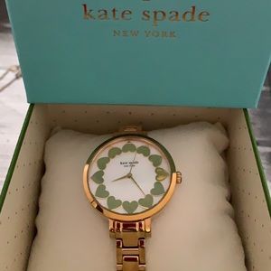 WOMEN’S GOLD KATE SPADE HEART WATCH